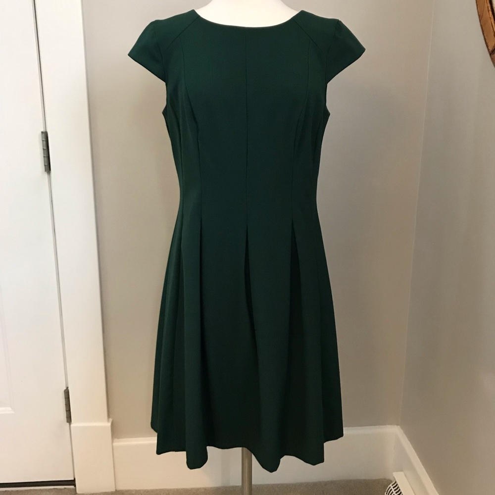 Dark Green Fitted Dress